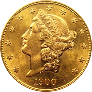 image for: 1900-S $20 NGC/CAC MS63