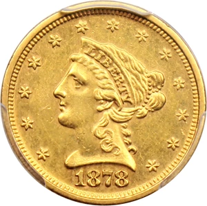 image for: 1878-S $2 1/2 PCGS AU55