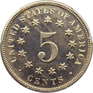 image for: 1873 5c PCGS Proof 64 CAM (Closed 3)