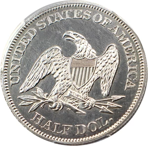 image for: 1861 50c PCGS Proof 62