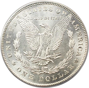 image for: Top 100 VAM: 1878 7TF $1 PCGS/CAC MS63 (Reverse of 1878, VAM-45, Dbl Talons)