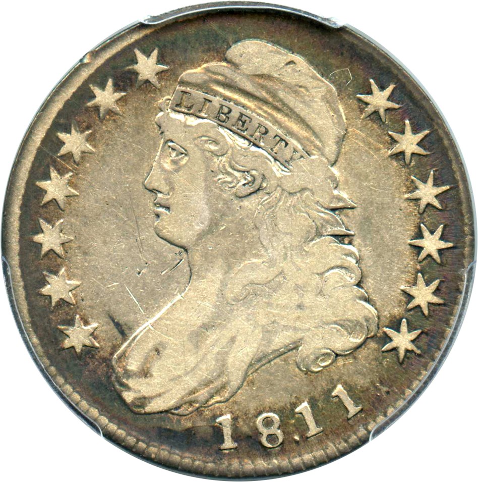 image for: 1811/10 50c PCGS F15