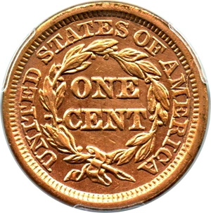 image for: 1848 1c PCGS AU Details (Cleaning)
