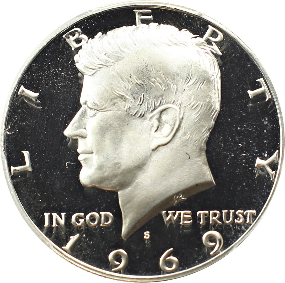 image for: 1969-S 50c PCGS Proof 67 CAM