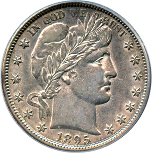 image for: 1895-O 50c PCGS AU50