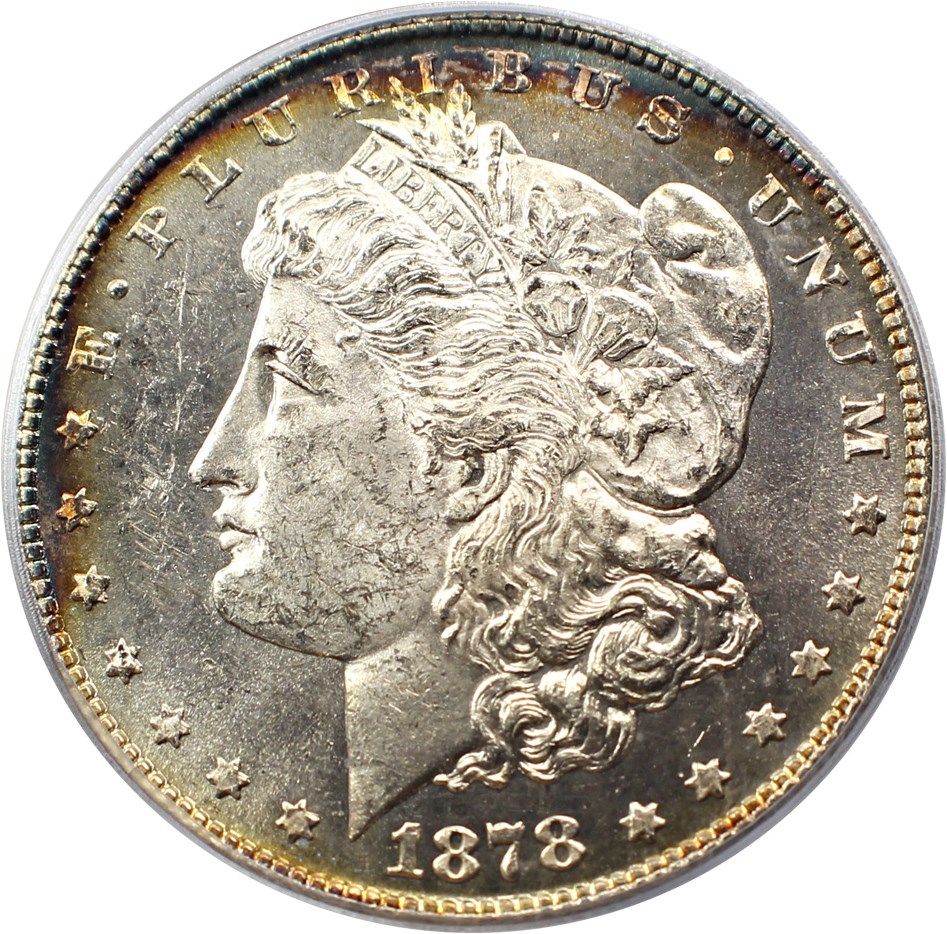 image for: 1878 7/8TF $1 PCGS/CAC MS61 (Strong, VAM-38, 7/5) 