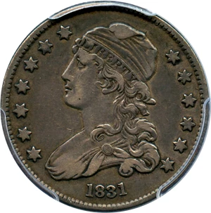 image for: 1831 25c PCGS/CAC XF40 (Large Letters)