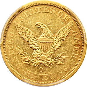 image for: 1843-O $5 PCGS XF45