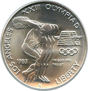 image for: 1983-D Olympic $1 PCGS MS69
