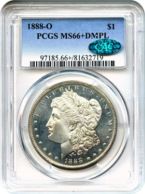 image for: 1888-O $1 PCGS/CAC MS66+ DMPL