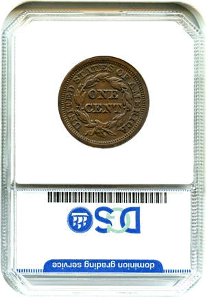 image for: 1846 1c DGS XF45 Details (Medium Date, Cleaned, Corroded)