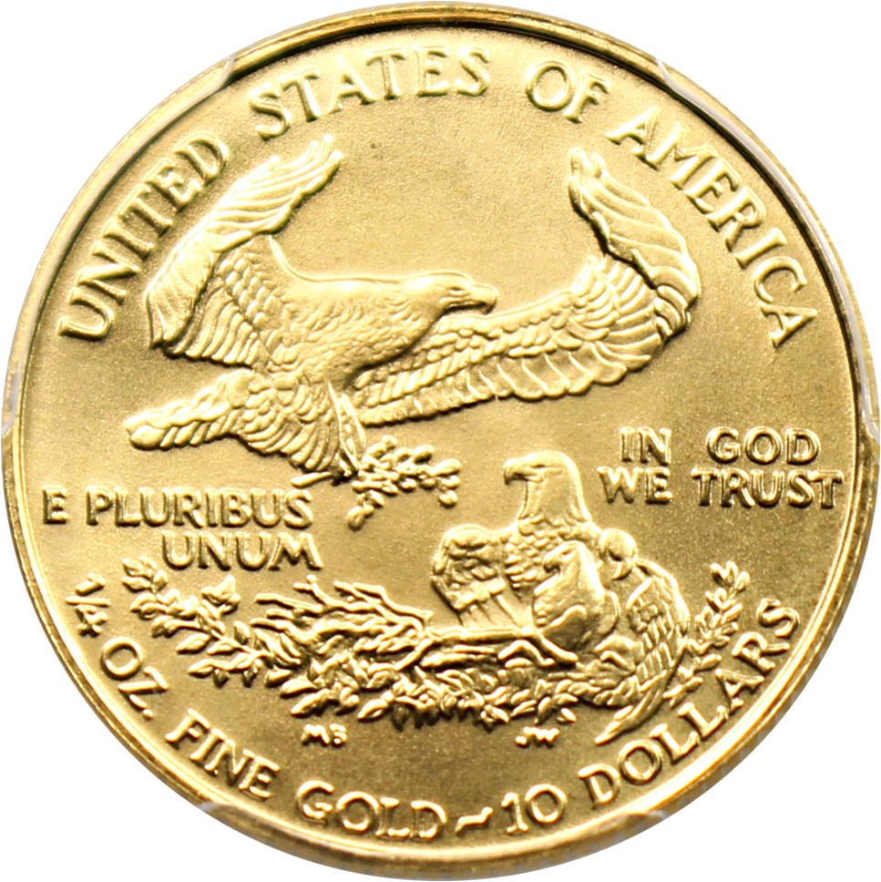 image for: 1988 Gold Eagle $10 PCGS MS69