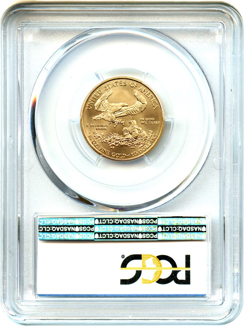 image for: 2011 Gold Eagle $10 PCGS MS69 (25th Anniversary)