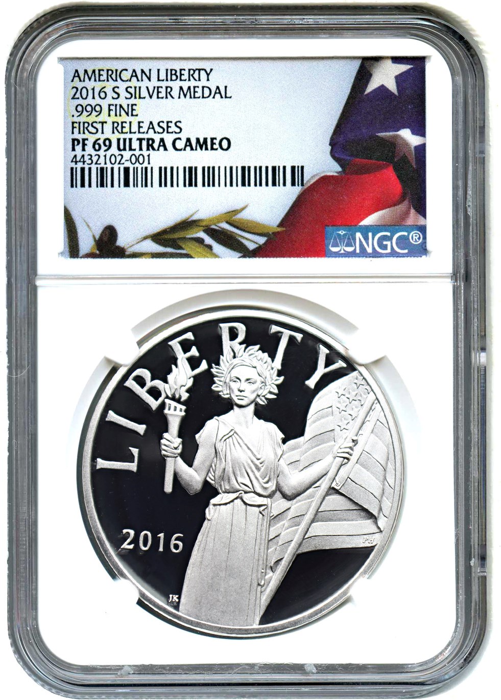 image for: 2016-S U.S. American Liberty Medal NGC PR69 UCAM (First Releases)