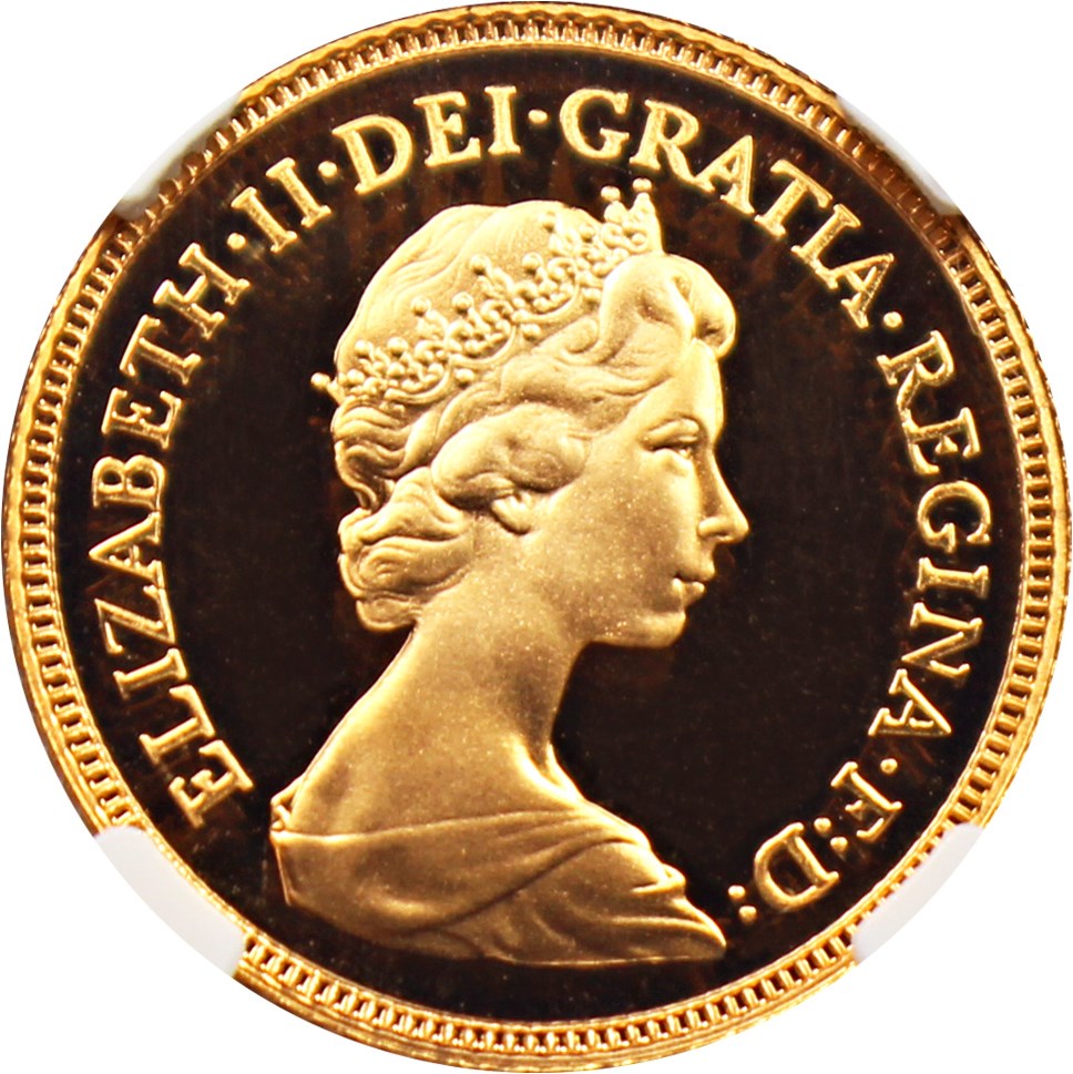 image for: Great Britain: 1983 Gold 1/2 Sovereign NGC PR69 UCAM (KM-922)