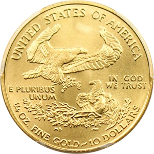 image for: 2005 Gold Eagle $10 PCGS MS69