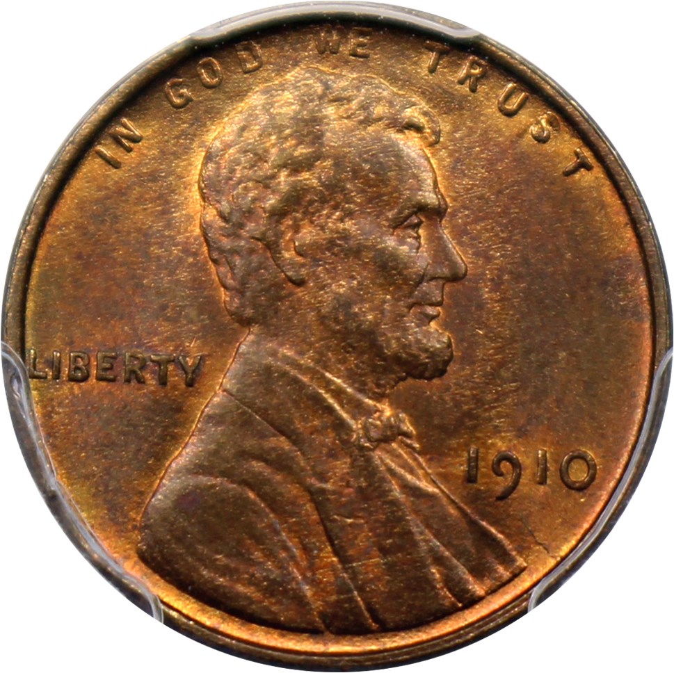 image for: 1910 1c PCGS/CAC MS65 RB
