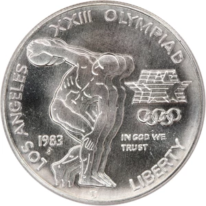 image for: 1983-S Olympic $1 PCGS MS69