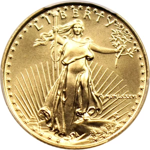 image for: 1986 Gold Eagle $10 PCGS MS69