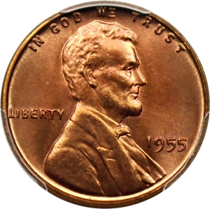image for: 1955 1c PCGS/CAC MS67+ RD