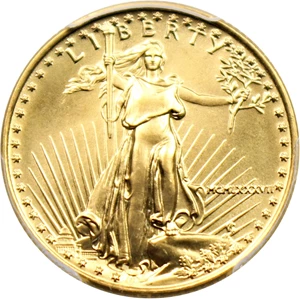 image for: 1987 Gold Eagle $10 PCGS MS69