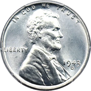 image for: 1943-D 1c PCGS MS68