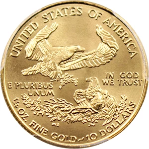 image for: 1999 Gold Eagle $10 PCGS MS69