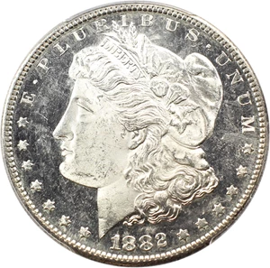 image for: 1882-S $1 PCGS MS65+ DMPL