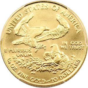 image for: 1987 Gold Eagle $10 PCGS MS69
