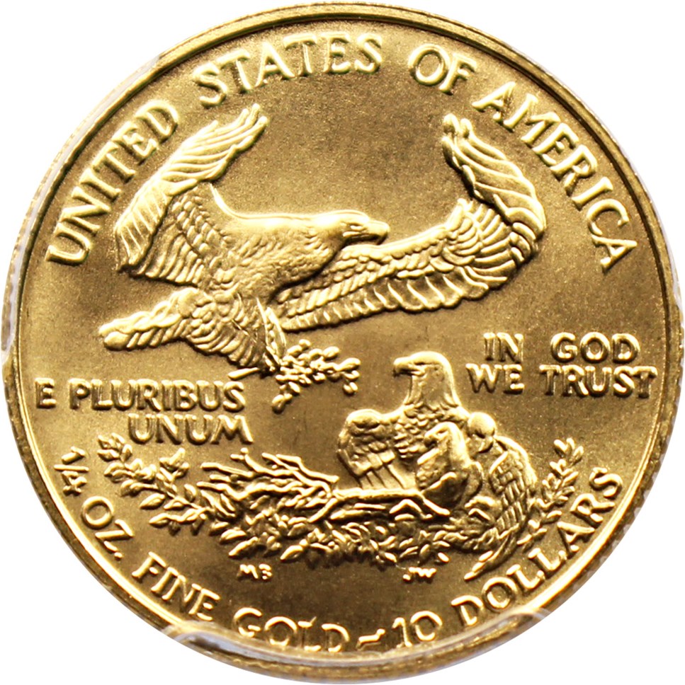image for: 1988 Gold Eagle $10 PCGS MS69