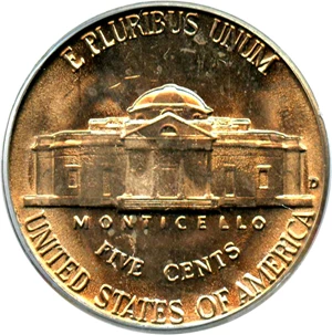 image for: 1941-D 5c PCGS MS67