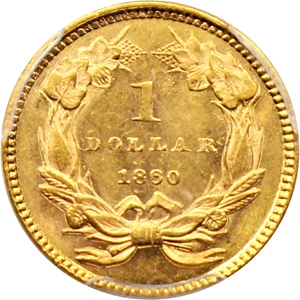 image for: 1860 G$1 PCGS MS61