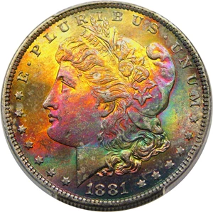 image for: 1881-O $1 PCGS MS66