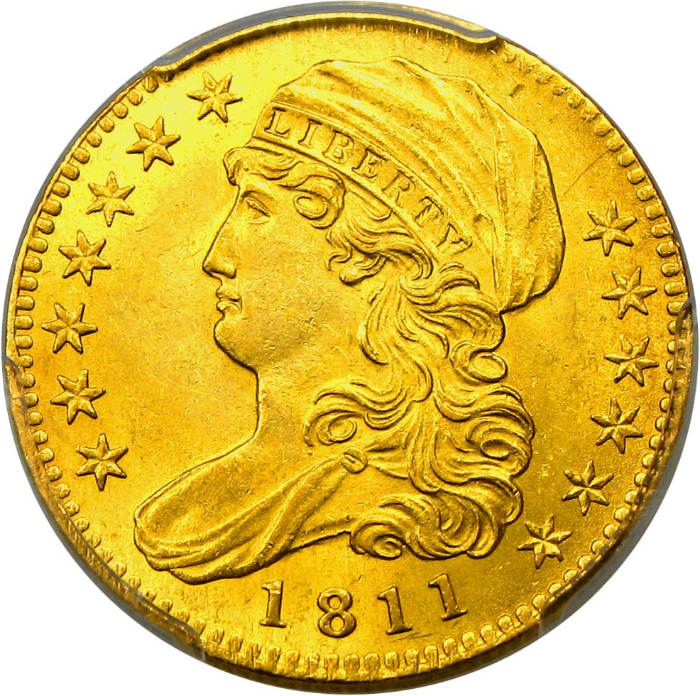 image for: 1811 $5 PCGS/CAC MS63+ (Small 5)