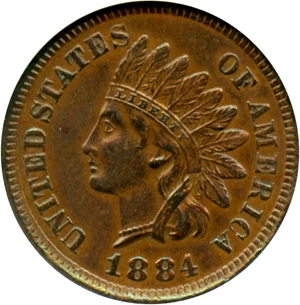image for: 1884 1c DGS AU55 Details (Cleaned)