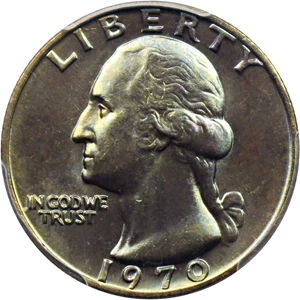image for: 1970 25c PCGS MS66