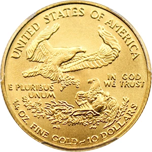 image for: 2003 Gold Eagle $10 PCGS MS69