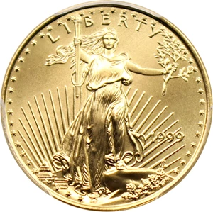 image for: 1999 Gold Eagle $10 PCGS MS69