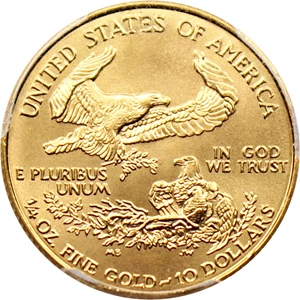 image for: 1997 Gold Eagle $10 PCGS MS69
