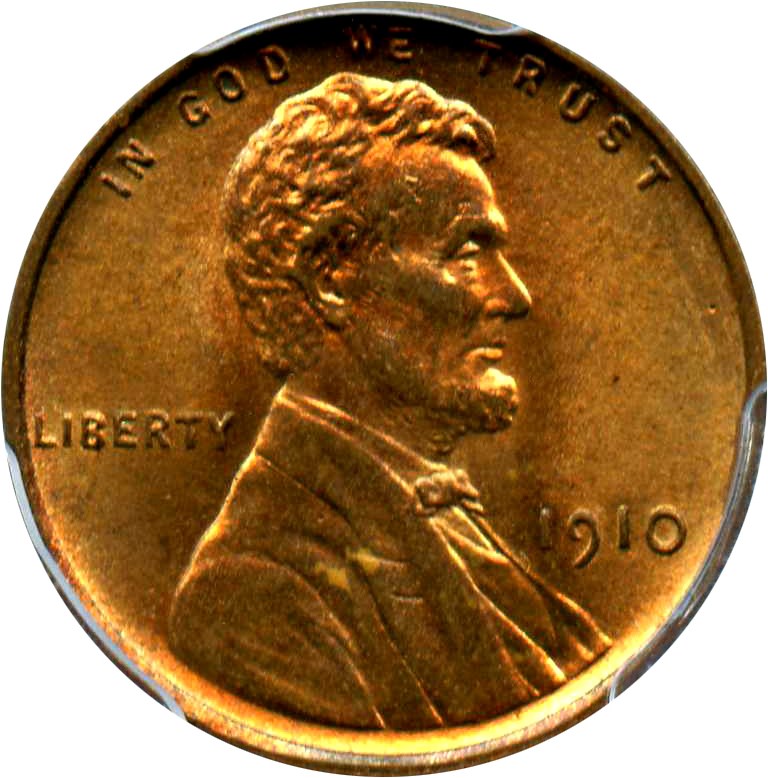 image for: 1910 1c PCGS MS65 RB