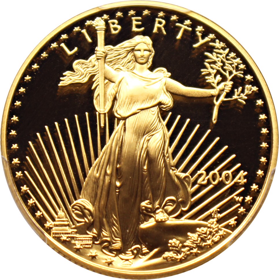 image for: 2004-W Gold Eagle $25 PCGS Proof 69 DCAM