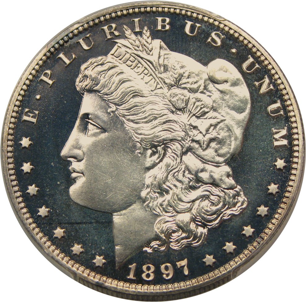image for: 1897 $1 PCGS Proof 67 CAM
