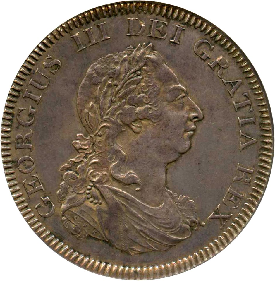 image for: Great Britain: 1804 5 Shilling Bank of England NGC AU58