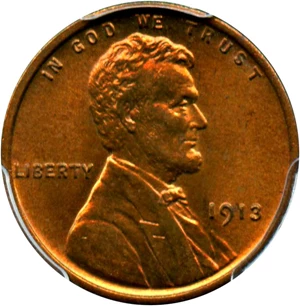 image for: 1913 1c PCGS MS65 RB