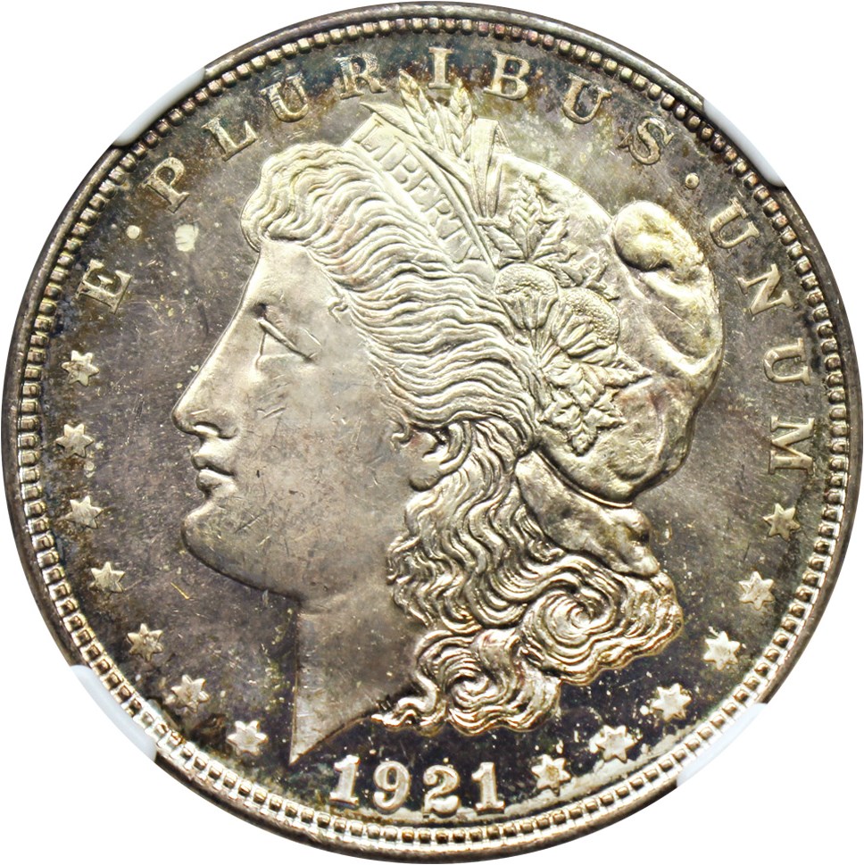 image for: 1921 Morgan $1 NGC MS64 DMPL