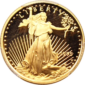 image for: 1995-W Gold Eagle $5 PCGS Proof 69 DCAM