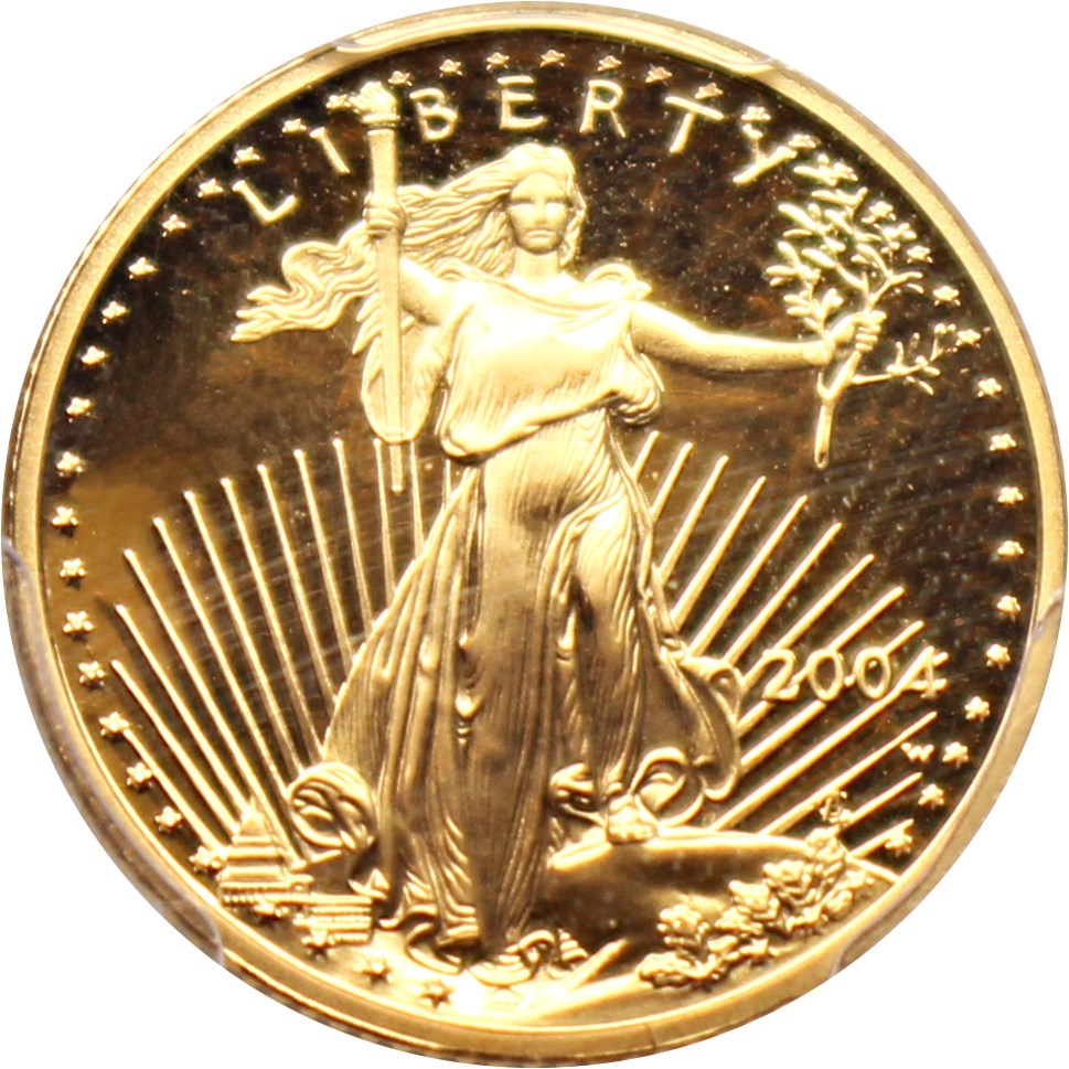 image for: 2004-W Gold Eagle $5 PCGS Proof 69 DCAM