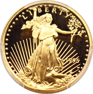 image for: 1995-W Gold Eagle $5 PCGS Proof 69 DCAM
