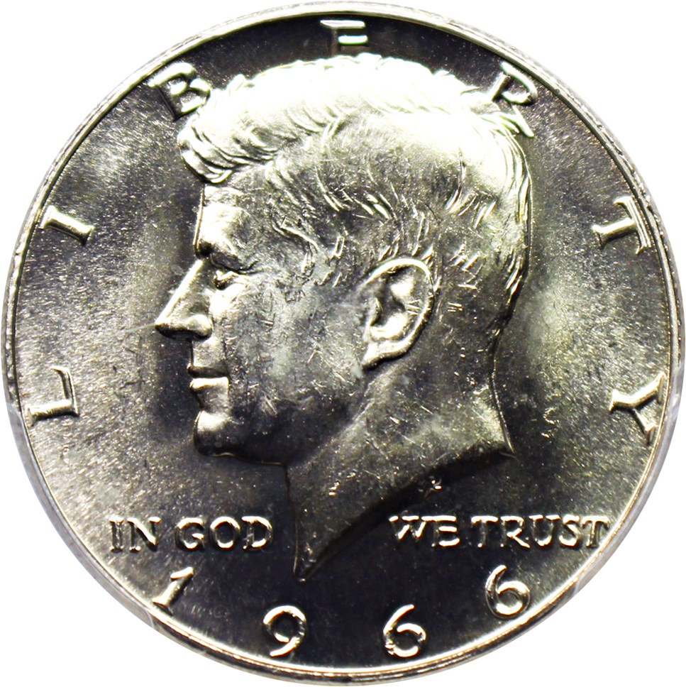 image for: 1966 50c PCGS MS66