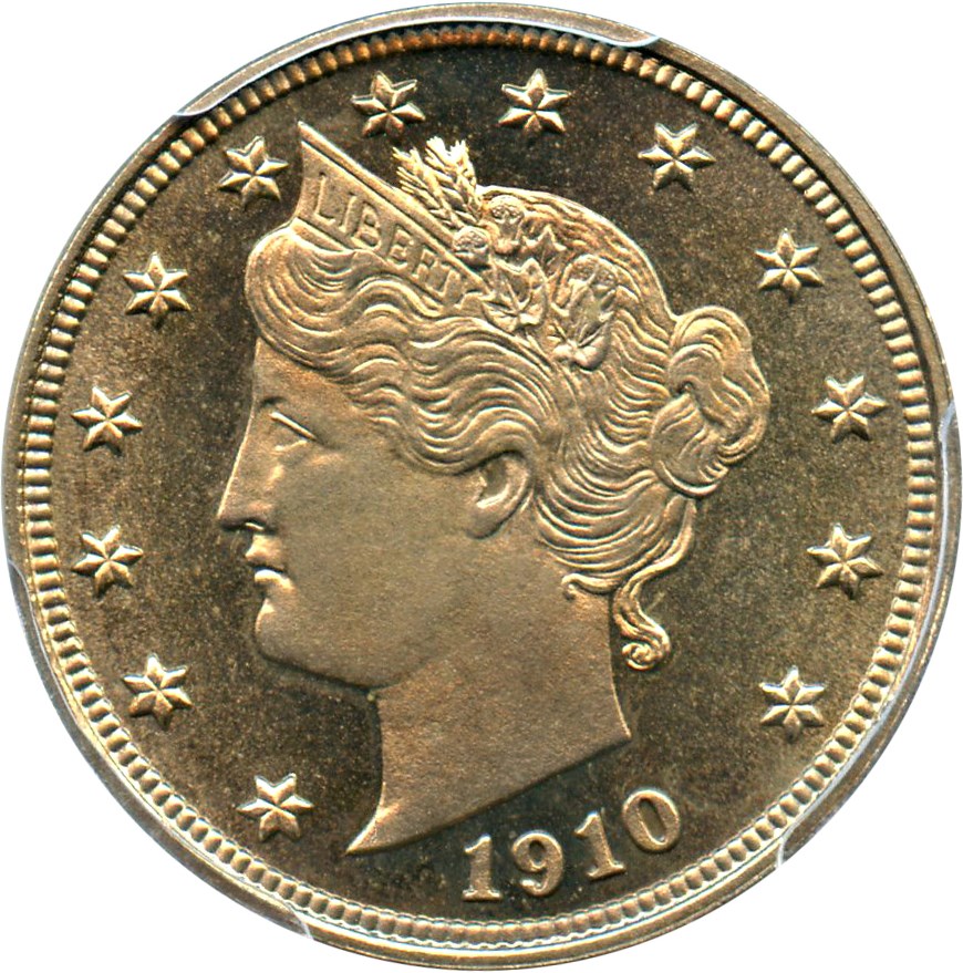 image for: 1910 5c PCGS/CAC Proof 66 CAM